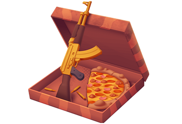 Meat Pizza Case